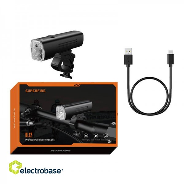 Bike light Superfire BL12, 4800mAh, USB image 5