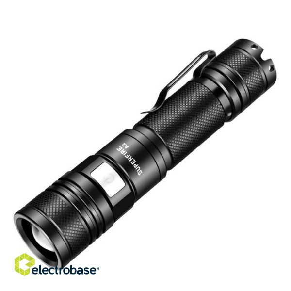 Flashlight Superfire A2, 650lm, USB image 2