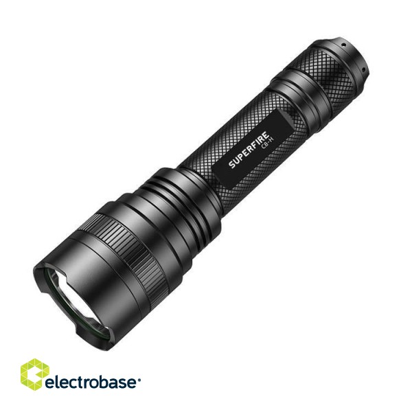 Flashlight Superfire C8-H, 1200lm, USB image 1