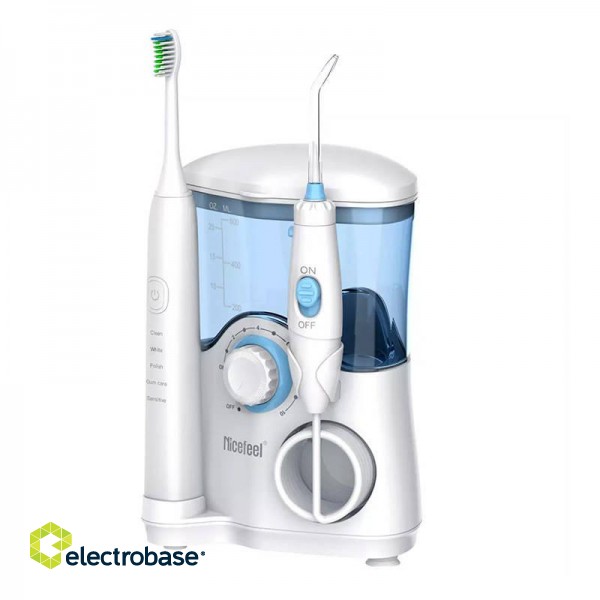 Nicefeel Deskopt water flosser + sonic toothbrush set FC163 image 4