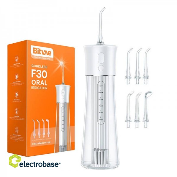 Water flosser with nozzles set Bitvae BV F30 (white) image 1