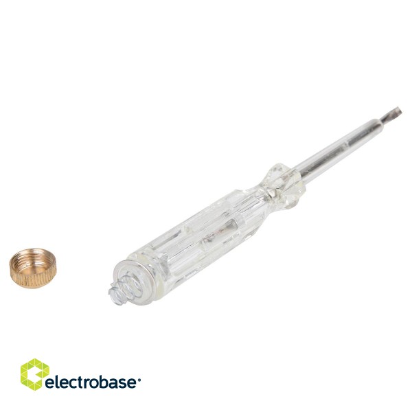 Voltage Tester 100-250V Deli Tools EDL8001 (white) image 2