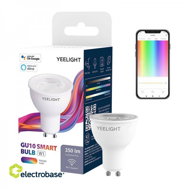 Smart żarówka LED Yeelight GU10 Smart Bulb W1 (color) - 1pc image 5