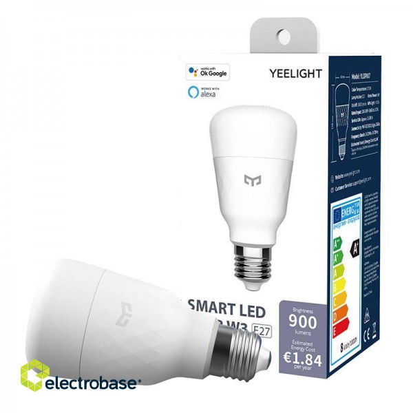 Smart żarówka LED Yeelight Smart Bulb 1S (biała) paveikslėlis 1