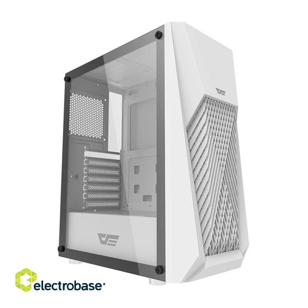 Computer case Darkflash DK150 with 3 fans (white) фото 2