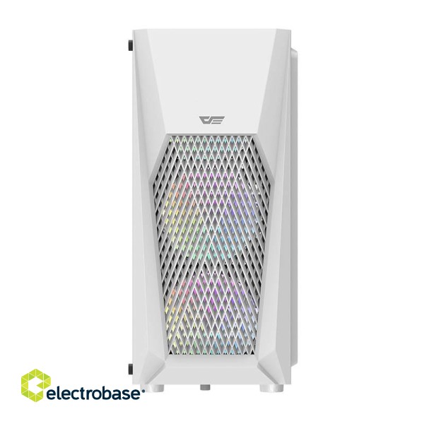 Computer case Darkflash DK150 with 3 fans (white) фото 4