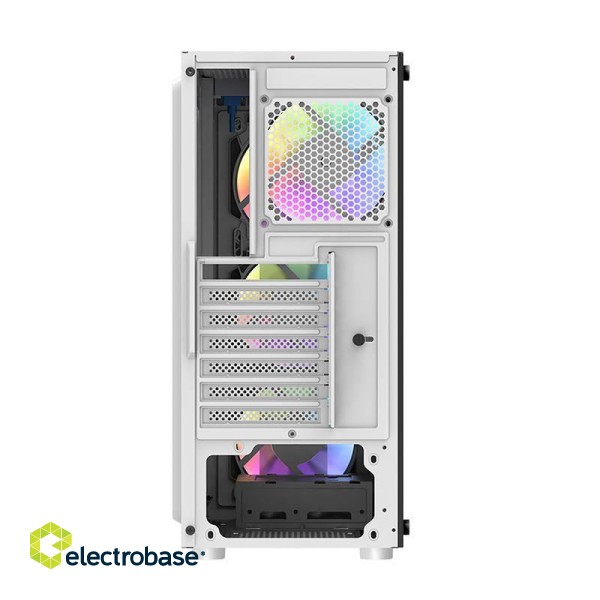 Computer case Darkflash DK151 LED with 3 fans (white) image 7