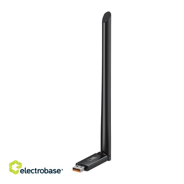Baseus FastJoy adapter Wi-Fi with antenna, 150Mbps (black) image 2