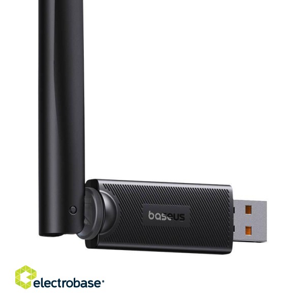 Baseus FastJoy adapter Wi-Fi with antenna, 150Mbps (black) image 6