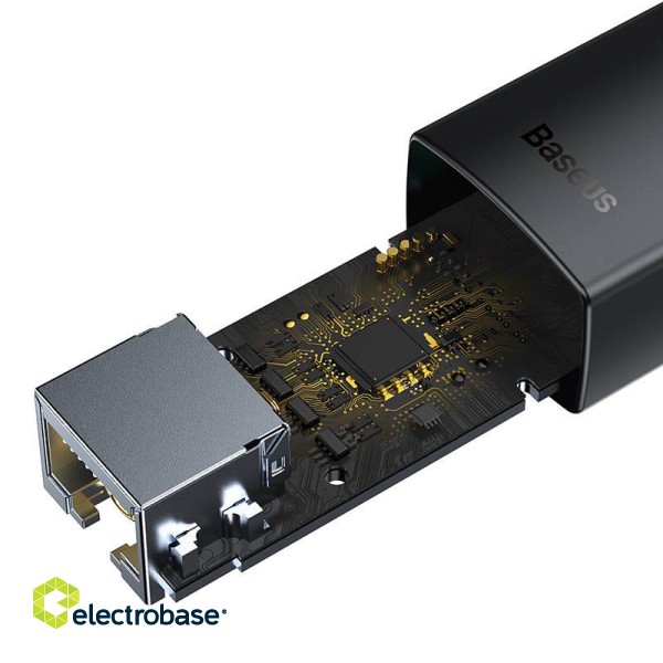 Baseus Lite Series USB to RJ45 network adapter, 100Mbps (black) image 6