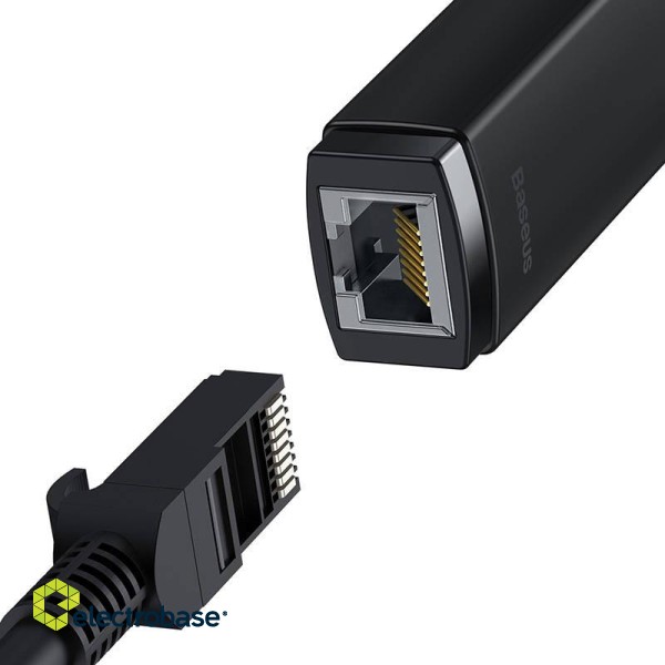 Network adapter Baseus Lite Series USB-C to RJ45 (black) image 6