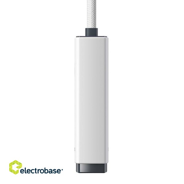Network adapter Baseus Lite Series USB-C to RJ45 (white) image 4
