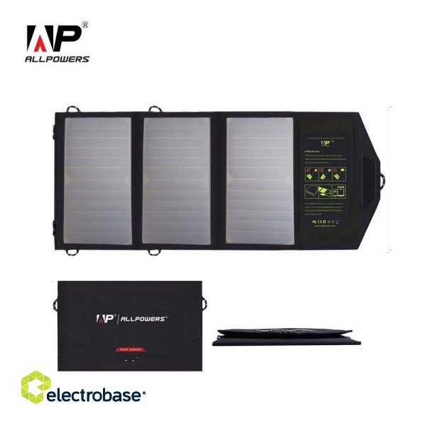 Photovoltaic panel Allpowers AP-SP5V 21W фото 2