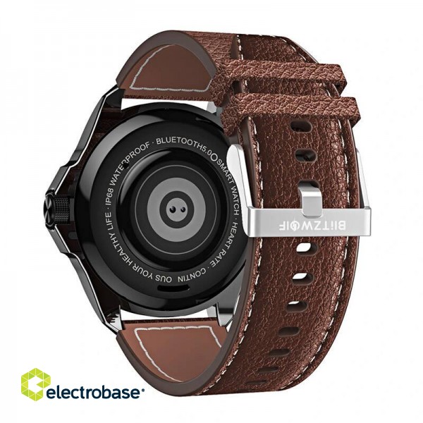 Smartwatch Blitzwolf BW-AT3 (brown leather) фото 2