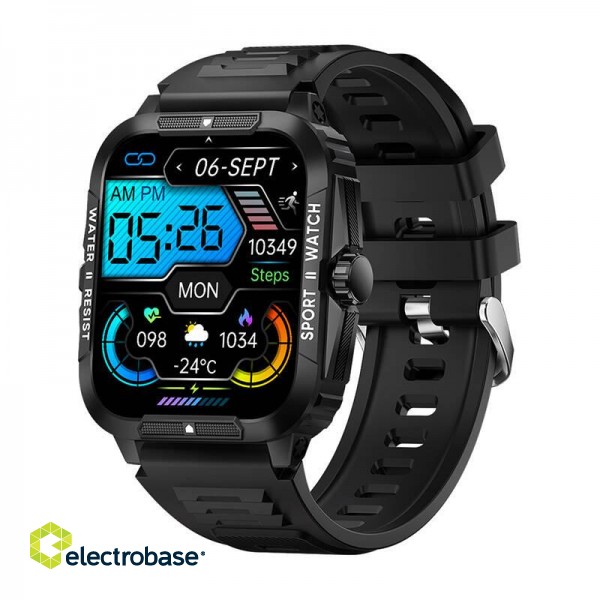 Colmi P76 smartwatch (black) image 1