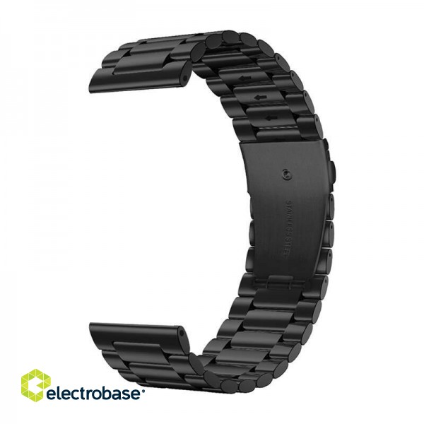 Colmi Stainless Steel Smartwatch Strap Black 22mm