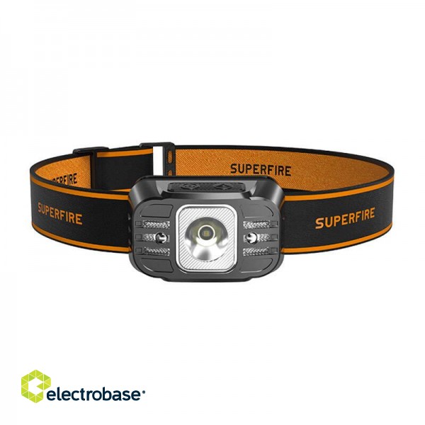 Headlamp Superfire HL75-S, 350lm, USB image 1