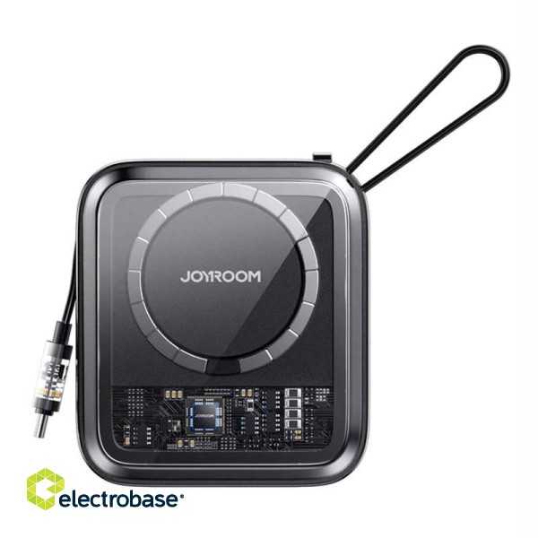 Magnetic Powerbank Joyroom JR-L006 Icy 10000mAh, USB C (Black)