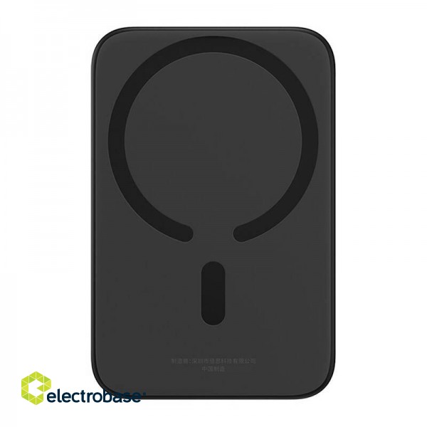 Mini Wireless PowerBank 20W Baseus (black) image 2