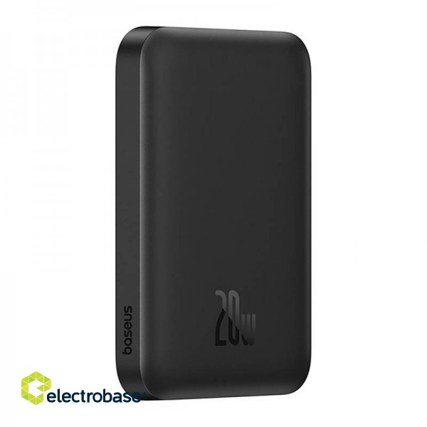Mini Wireless PowerBank 20W Baseus (black) фото 4