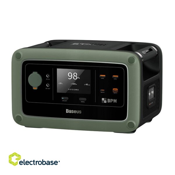 Portable Power Station Baseus Energy Stack 600W Green image 1