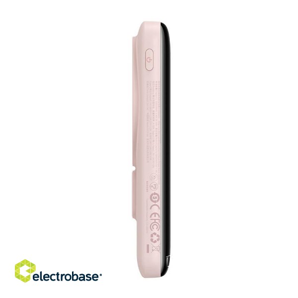 Powerbank Baseus Magnetic 10000mAh USB-C 20W, MagSafe (pink) image 3