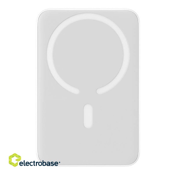 Powerbank Baseus Magnetic, 10000mAh, USB-C 20W, MagSafe (white) image 7