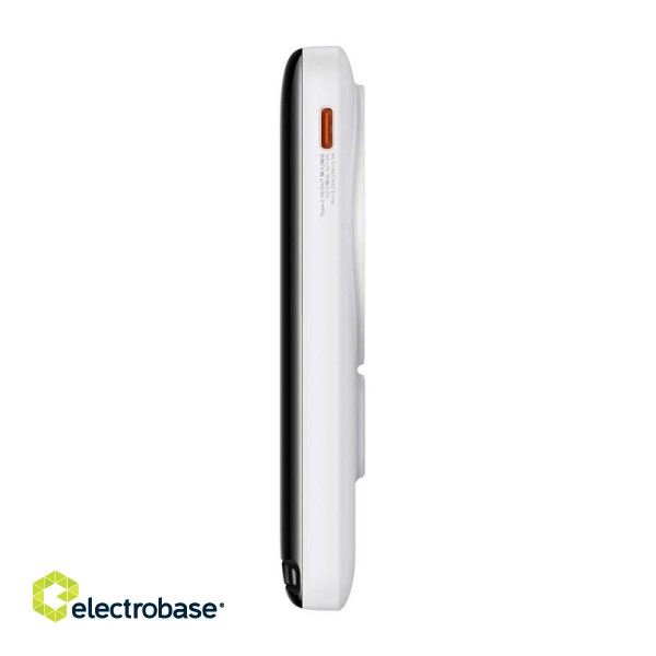 Powerbank Baseus Magnetic 10000mAh, USB-C 20W MagSafe (white) image 6