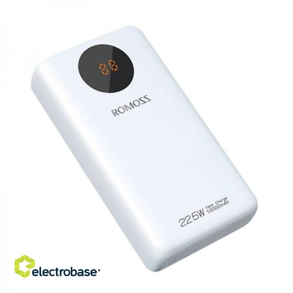 Powerbank Romoss SW10PF 10000mAh, 22.5W (white) paveikslėlis 2