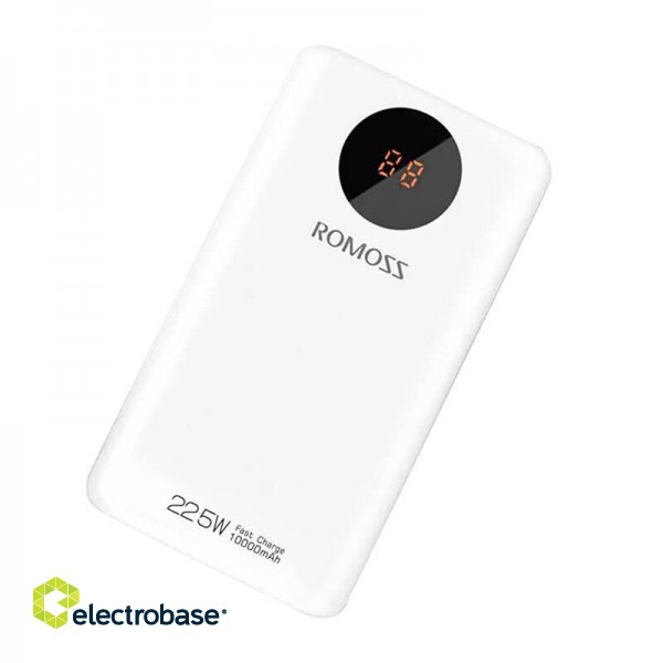 Powerbank Romoss SW10PF 10000mAh, 22.5W (white) paveikslėlis 3