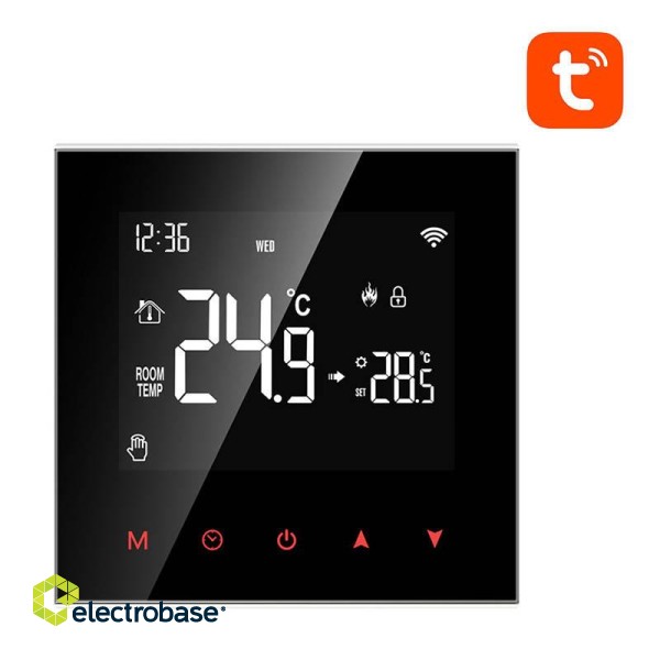 Smart Boiler Heating Thermostat Avatto ZWT100 3A Zigbee Tuya paveikslėlis 2