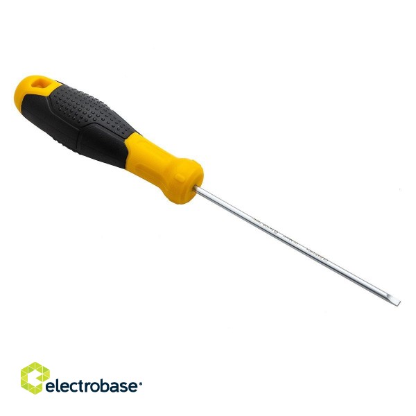Slotted Screwdriver 3x100mm Deli Tools EDL6331001 (yellow) image 2