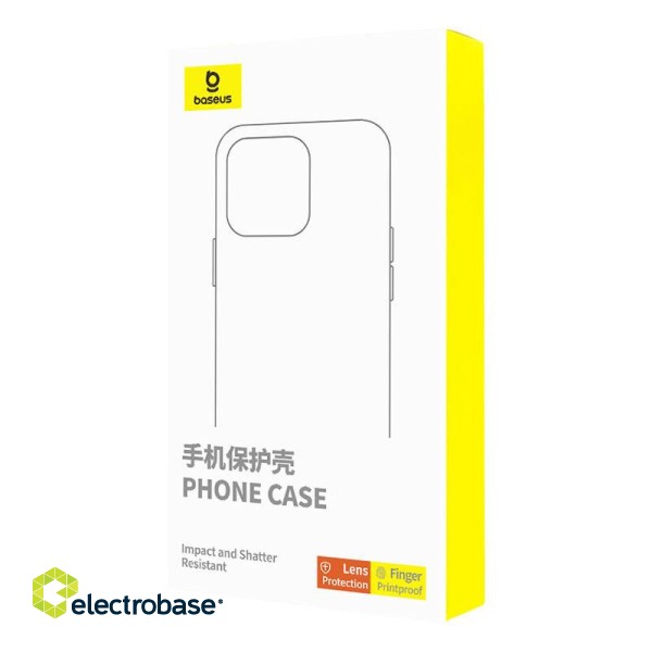 Case Baseus Synthetic Fiber iPhone 15 Plus + tempered glass image 5