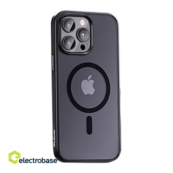 Magnetic case McDodo for iPhone 15 Pro (black) paveikslėlis 1