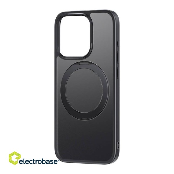 Magnetic Phone Case for iPhone 15 Plus Baseus CyberLoop Series (Black) image 2