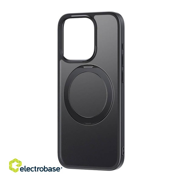 Magnetic Phone Case for iPhone 15 ProMax Baseus CyberLoop Series (Black) image 2