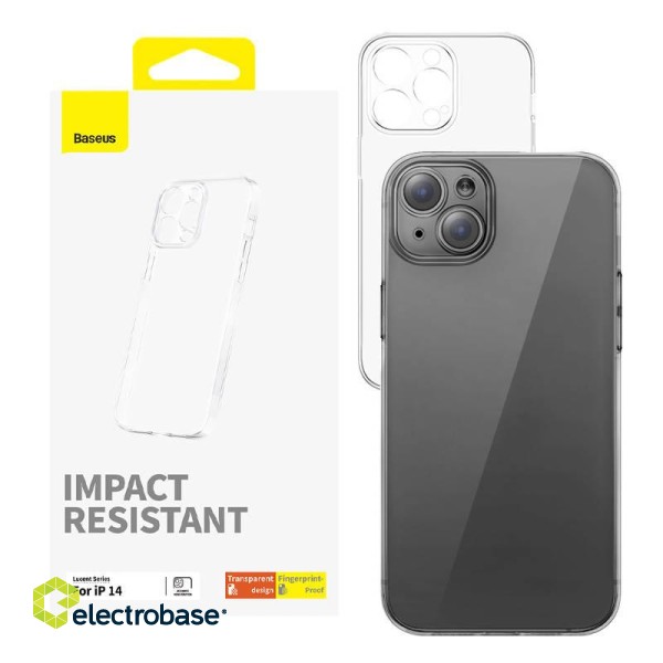 Phone Case for iP 14 Baseus OS-Lucent Series (Clear) фото 1