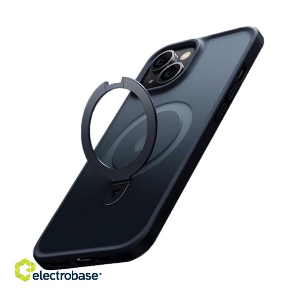 Torras phone case UPRO Ostand Matte for iPhone 15 (black) paveikslėlis 3