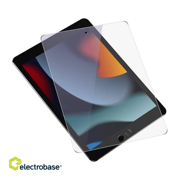 Tempered Glass Baseus Crystal 0.3 mm for iPad Pro/Air3 10,5" / iPad 7/8/9 10.2" (2 pcs) image 2