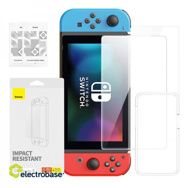 Tempered Glass Baseus Screen Protector for Nintendo Switch 2019 image 1