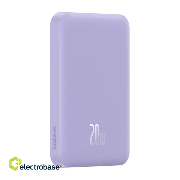 Magnetic Mini Powerbank Baseus 5000mAh 20W (purple) image 3
