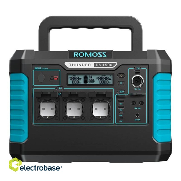 Portable Power Station Romoss RS1500 Thunder Series, 1500W, 1328Wh