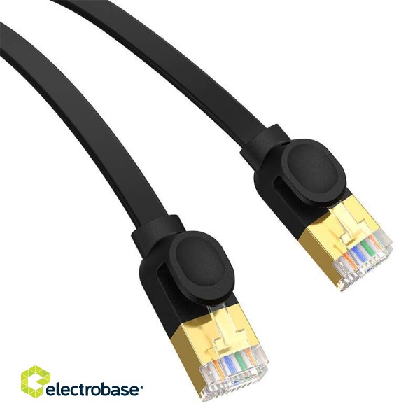 Baseus Cat 7 Gigabit Ethernet RJ45 Cable 1m black image 2