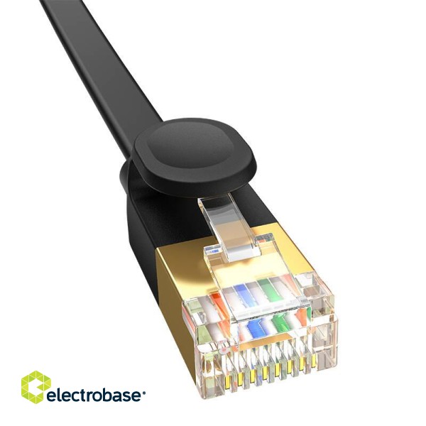 Baseus Cat 7 Gigabit Ethernet RJ45 Cable 1m black image 5