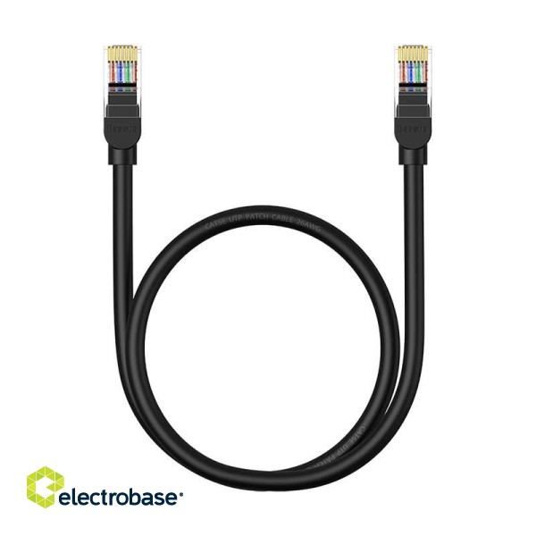 Baseus Ethernet CAT5, 0,5m network cable (black) image 2