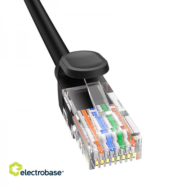 Baseus Ethernet CAT5, 1,5m network cable (black) фото 4