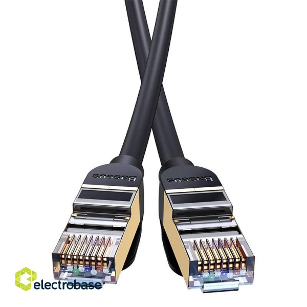 Baseus Ethernet RJ45, 10Gbps, 20m network cable (black) фото 6