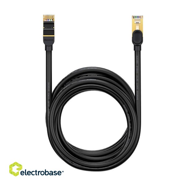 Baseus Ethernet RJ45, 10Gbps, 20m network cable (black) фото 2