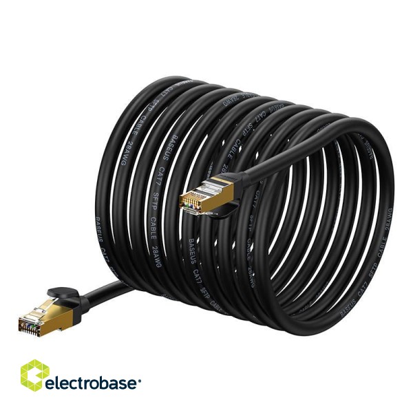 Baseus Ethernet RJ45, 10Gbps, 20m network cable (black) фото 3