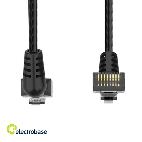 Network Cable UTP Cat.6 Vention IBOBI, RJ45 Ethernet, 3m (black) image 2